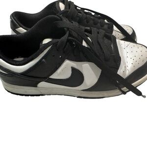 Nike Dunk Low “Panda” Black White Sneakers. Size M 7.5